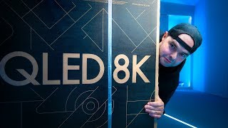 O MAIOR UNBOXING SAMSUNG  8K [upl. by Nnylyaj]