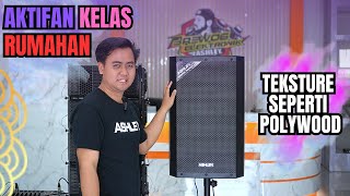 AKTIFAN COCOK BUAT RUMAHAN  TEKSTURE SEPERTI MENGGUNAKAN POLYWOOD  REVIEW SPEAKER AKTIF ACT600PRO [upl. by Schug]