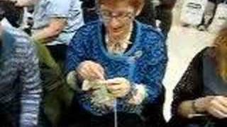 Guinness Book of World Records  Worlds Fastest Knitter [upl. by Sillert]