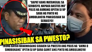 Matapos LUMABAS ang EBIDENSYA PULIS na SINUBUKANG IPITIN si VP SARA PINASISIBAK NA sa PWESTO [upl. by Biddle]