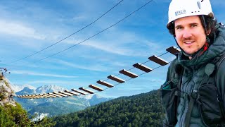 Über dem Watzmann amp Königssee Grünstein Klettersteig [upl. by Yrohcaz322]