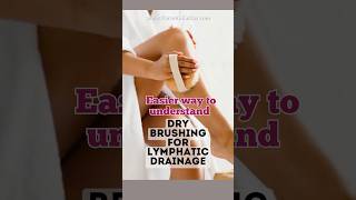 Easiest EXPLANATIONHow DRY BRUSHING should be done for LYMPHATIC DRAINAGE [upl. by Noynek]