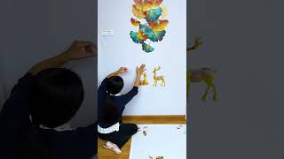 Selfadhesive mural Wall stickers Beautiful and highend interiordesign interior [upl. by Algar]