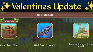 WildCraft New Update Valentines 💝 And New club mystic new world more [upl. by Nats521]