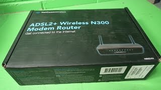 P63163  NetComm Netcomm NB604N ADSL2 Wireless N300 Modem Router  WLAN 80211bgn [upl. by Kincaid]