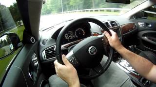 Jaguar XKR ECU Tune amp Pulley Upgrade Test Drive [upl. by Inavoy]