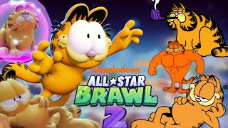 Discovering Numourous References For Garfields Spotlight in Nickelodeon AllStar Brawl 2 [upl. by Nnyleuqcaj]