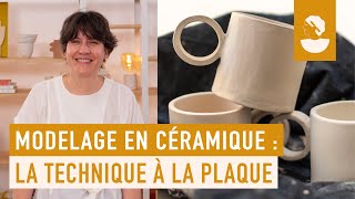 Modelage en céramique  la technique à la plaque [upl. by Neron]