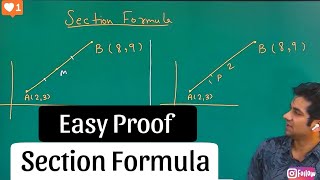 Easy proof of Section Formula [upl. by Sewel]