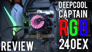 New AIO in town  RGB Captain 240EX from DEEPCOOL [upl. by Ing]