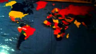 DIY World Map Tablecloth [upl. by Anitsirhcairam]