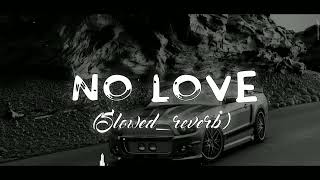 NO LOVE Slowedreverb shubh [upl. by Aikaz]