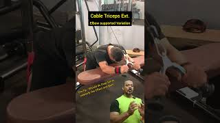 Tricep Extension  Variation for Lateral and long Head  How to develop Horseshoe shaped triceps [upl. by Latnahc324]