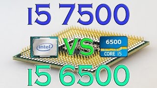 i5 7500 vs i5 6500  BENCHMARKS  GAMING TESTS REVIEW AND COMPARISON  Kaby Lake vs Skylake [upl. by Enitselec]