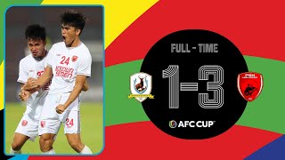 AFCCup2022  Group H  Tampines Rovers SGP 1  3 PSM Makassar IDN [upl. by Albie11]