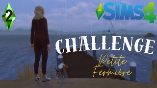 On commence à meubler la ferme  CHALLENGE Petite Fermière Sims 4 2 [upl. by Zenia927]