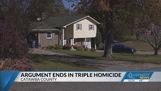 Argument ends in triple homicide in Catawba County [upl. by Ennaul173]