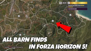 Forza Horizon 5 Barn Find Locations [upl. by Nyvets]