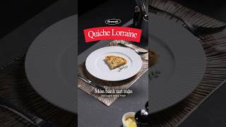 🥧 Quiche Lorraine – Món tart mặn trứ danh của nước Pháp 🇫🇷 quichelorraine cooking monngon [upl. by Richela]