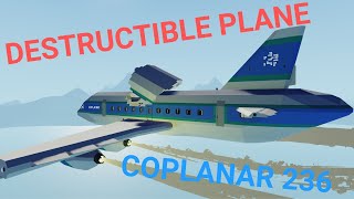 The Coplanar Destructible Plane  Stormworks Build and Rescue [upl. by Aicilec]