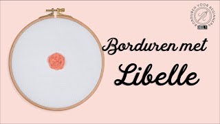 Creatief borduren zo maak je de geweven spinnenwielsteek [upl. by Puett]