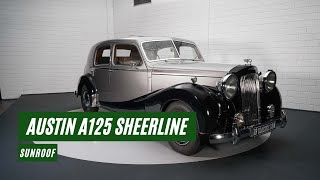 Austin A125 Sheerline  Extensively Restored  Sunroof  1951 VIDEO wwwERclassicscom [upl. by Dyche598]