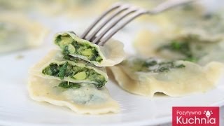 Pierogi ze szpinakiem 🥟🍃  Dorota Kamińska [upl. by Eikcim]