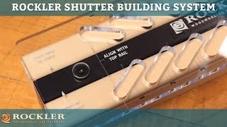 Rockler Shutter Building System  a revolution in doityourself shutters [upl. by Smallman46]