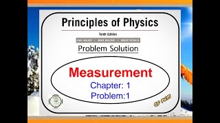 Chapter 1 Measurement Problem 1 [upl. by Namhar]