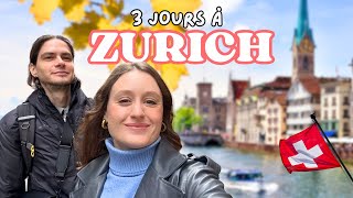 QUE FAIRE À ZURICH EN 3 JOURS  Itinéraire idéal et lieux incontournables🇨🇭🏔️🌿 [upl. by Ahsimin]