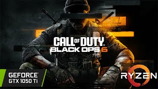 Call of Duty Black Ops 6  GTX 1050 Ti  Beta FPS Test [upl. by Yanad]