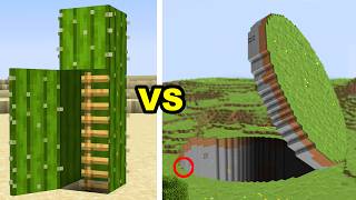 1 vs 1000000 Secret Base in Minecraft [upl. by Geddes]