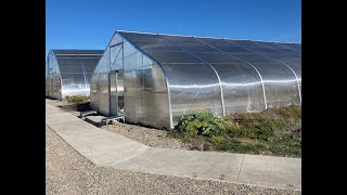 Ideas for 265 X 118 greenhouse with 4layer 8 mm polycarbonate without conventional purlins [upl. by Isoj]