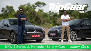 MercedesBenz AClass Limousine vs BMW 2 Series Gran Coupe  Enter The Luxury Side [upl. by Yattirb]