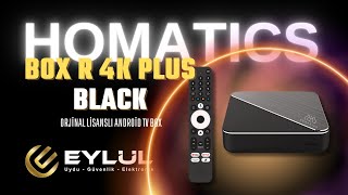 Homatics Box R 4K Plus Black Orjinal Lisanslı Android Tv Box [upl. by Dadelos]