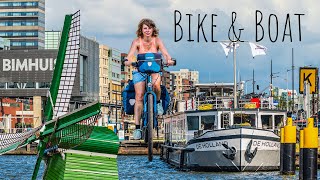 Bike amp boat tour in The Netherlands  Round trip Amsterdam  IJsselmeer [upl. by Mona325]