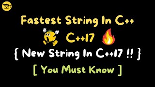 std stringview in C17  Fastest String In C [upl. by Bolte620]