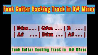 Funk Guitar Backing Track in D Minor 100 BPM  Kebud47 guitarbackingtrack backingtrack [upl. by Corbin]