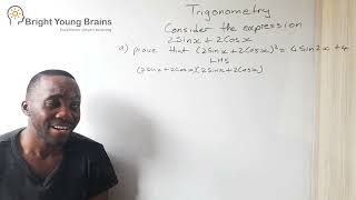 Trigonometry Grade 12 Proving a Trig Identity Using Double Angles [upl. by Hazeefah650]