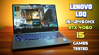 Lenovo LOQ i512450HX RTX 4060 InDepth Gaming Benchmark  Thermals  Killer Budget Gaming Laptop🔥 [upl. by Lemhaj]