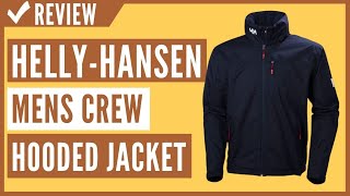 HellyHansen Mens Crew Hooded Waterproof Sailing Jacket Review [upl. by Yrtneg]