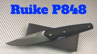 Ruike P848 liner lock knife Nail nick opener on roller bearings [upl. by Crichton130]