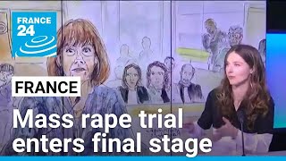 France mass rape trial enters final stage as last defendants testify • FRANCE 24 English [upl. by Llecrep]