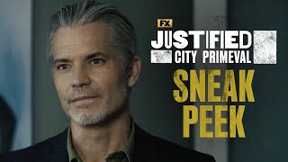 Justified City Primeval  S1E4 Sneak Peek Raylan Tries To Warn Carolyn About Mansell  FX [upl. by Drogin721]