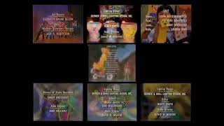 Barney Remix Credits With Audio Low Tone Barneys 1234 Seasons [upl. by Ylliw]