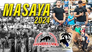 La ciudad de las flores Masaya 2024 Ganadería Lainez y Ganadería La Palma [upl. by Halladba]