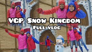 VGP SNOW KINGDOM CHENNAI  8°  JUNGLE SAFARI  CLICK ART MUSEUM  best place for this summer🥶 [upl. by Rosalie]