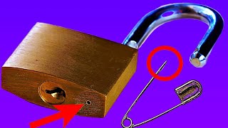 طريقة جدا جهنمية لفتح أي قفل how to open lock without key with matchbox [upl. by Adnawuj139]