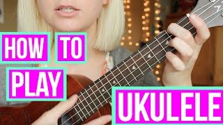 How to play UKULELE with 3 EASY chords [upl. by Adleme]