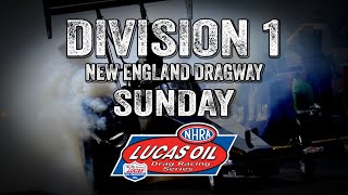 Division 1 NHRA Lucas Oil Drag Racing Series from New England Dragway Sunday [upl. by Seugirdor]